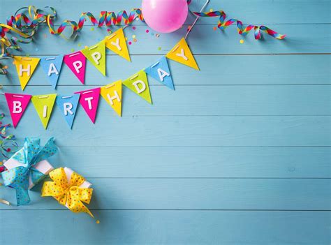 Custom Textured Happy Birthday Party Background Backdrop For
