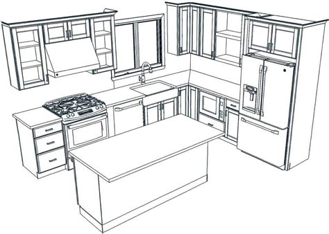 Awasome Kitchen Design Drawing References Decor