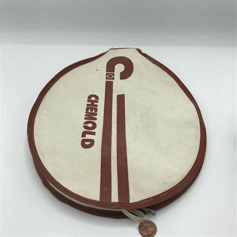 Vintage Chemold Tennis Racquet Cover Plastic With Zipper 14 X 10 Ebay