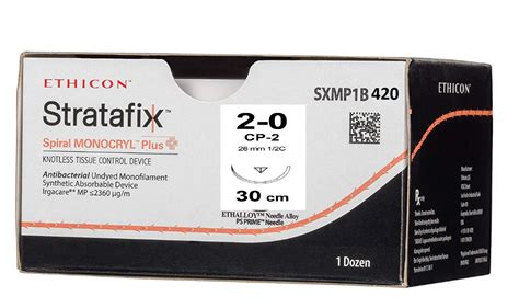 Ethicon Sxmp1b420 Stratafix Spiral Monocryl Plus Suture