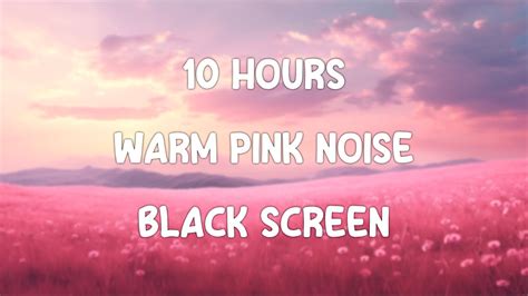 Pink Noise 10 Hours Sleep Sounds 😴 Pinknoise Sleepmusic Youtube