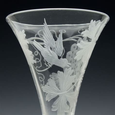 engraved 18th century georgian opaque twist champagne glass c1760 champagne glasses exhibit