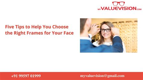 Five Tips To Help You Choose The Right Frames For Your Face
