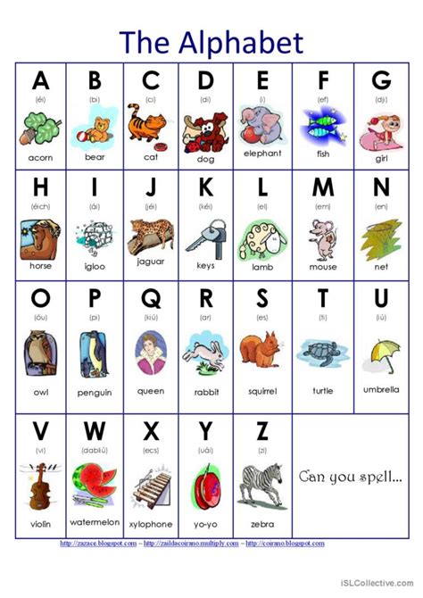 The Alphabet Letters Poster English Esl Worksheets Pdf And Doc