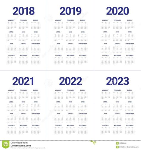 3 Year Calendars 2021 2022 2023 Free Printable Calendar Template