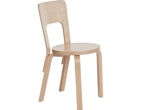 Finnish designer alvar aalto model 65, set of 4 dining chairs by artek finland circa 1950s. Alvar Aalto Chair 66 - hivemodern.com