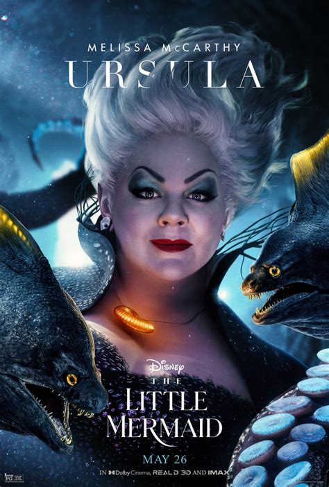 Melissa Mccarthy As Ursula In The Little Mermaid Poster Live Action