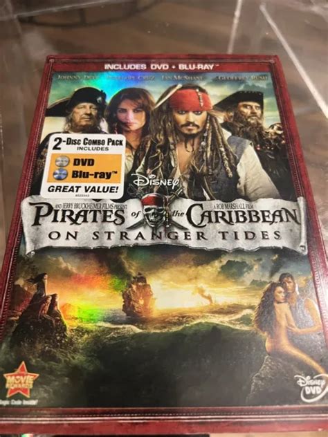 pirates of the caribbean on stranger tides 2 disc combo pack dvd blu ray 0 01 picclick