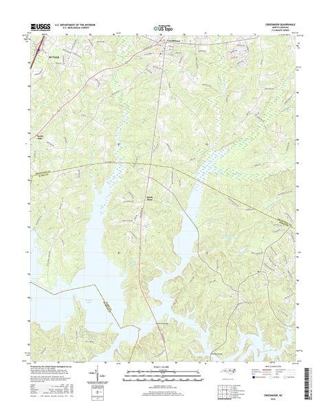 Mytopo Creedmoor North Carolina Usgs Quad Topo Map