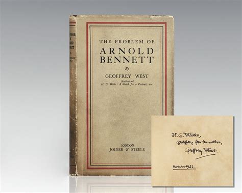 The Problem Of Arnold Bennett Raptis Rare Books Fine Rare And