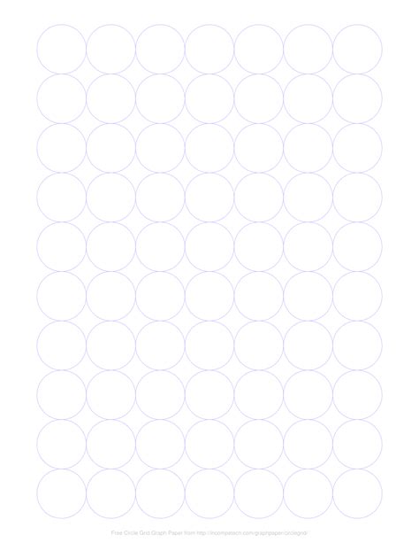 Free Online Graph Paper Circles Grid