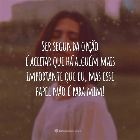 Segunda Opção Na Vida De Alguém