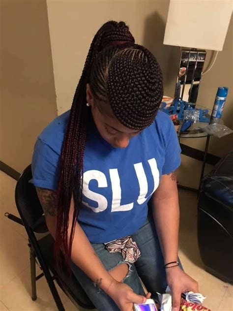 ‼️ Follow Swaybreezy For More ️🧸 African Braids Hairstyles Braided