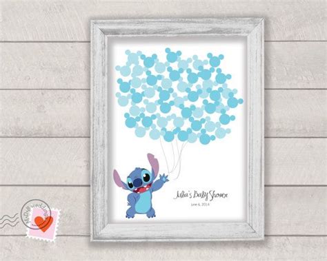 An attempt to recapture stitch is made, but he makes. Disney Baby shower print - Lilo and Stitch