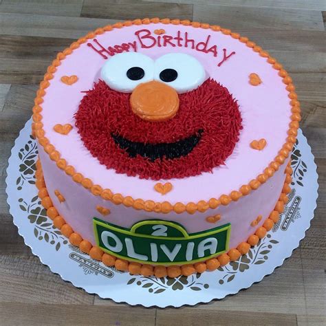 Sesame Street Character Cake — Trefzgers Bakery Elmo Birthday Cake