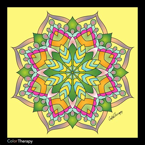 I Colored This Myself Using Color Therapy App It Was So Fun And