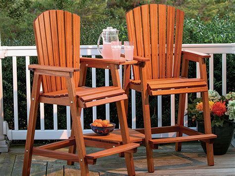 Full Plan Download Bar Height Adirondack Chair Woodworking Blog