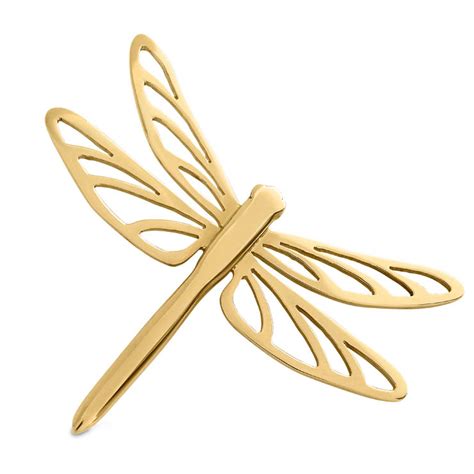 Brooch Gold Dragonfly Shannon Cornish
