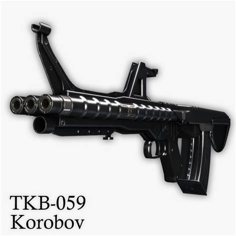3ds Tkb 059 Assault Rifle Korobov