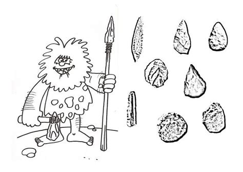 La Prehistoria Para Colorear Dibujos Sobre La Prehistoria