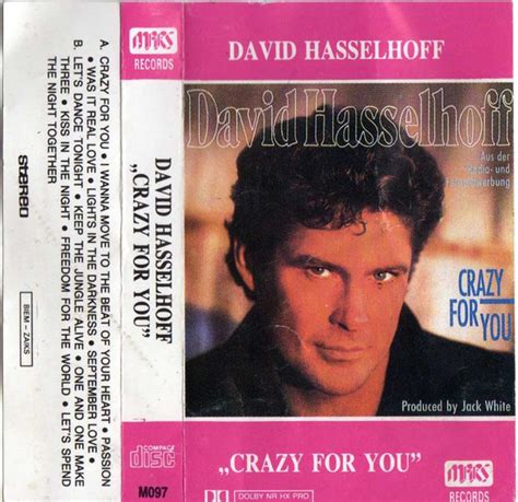 David Hasselhoff Crazy For You Hx Pro Cassette Discogs