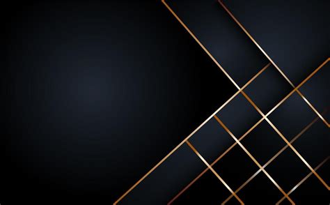 An Abstract Black And Gold Background With Diagonal Lines In The Center
