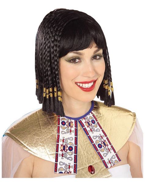 Queen Of The Nile Egyptian Cleopatra Adult Black Costume Wig