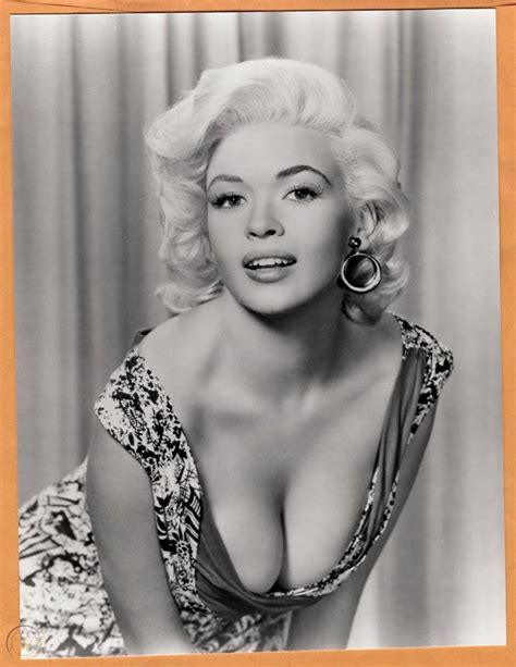 Vintage Original Sexy Busty Blonde Jayne Mansfield Gaston Longet Photo