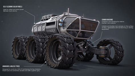 Mars Rover Futuristic Cars Vehicles Concept Cars