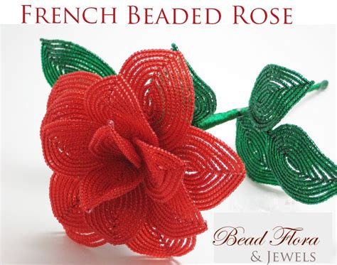 French Beaded Sweetheart Rose Flower Diy Crafts Diy Flowers Handmade
