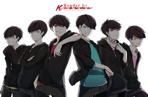 Render 7 Matsuno Brothers By Kasu Chii On Deviantart