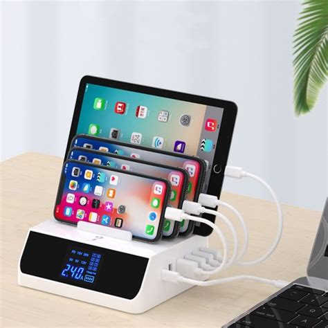 Bakeey 100w 6 Port Usb Pd Charger 45w Usb C Pd30 Power Delivery Qc30