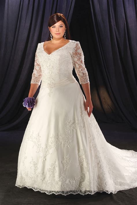 Plus Size Wedding Dresses Dressed Up Girl