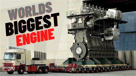 Worlds Largest Diesel Engine Wartsila Sulzer Rta96 C Container Ships