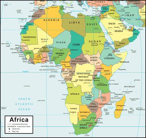 Africa Map People Geography And Facts