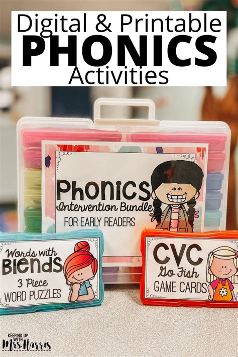 Digital And Printable Phonics Games For Your Primary Classroom