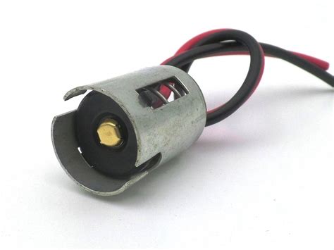 Ba15s Vehicle Indicator Bulb Holder Socket With Cable Tails