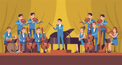 Orchestra Musicians Stock Illustrations 1338 Orchestra Musicians