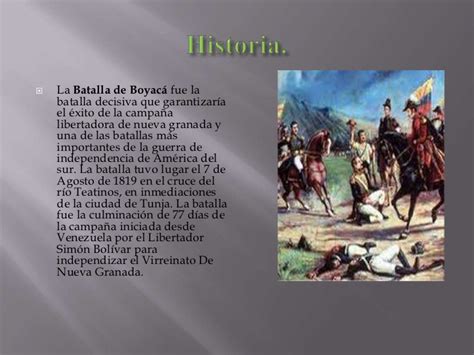 Todos los acontecimientos, nacimientos y defunciones ocurridos el 7 de agosto de cualquier año. Batalla de boyaca (7 de agosto)