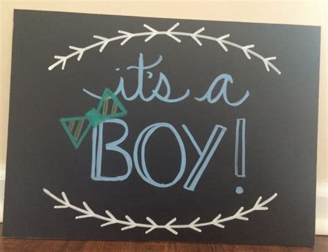 Items Similar To Gender Reveal Sign On Etsy