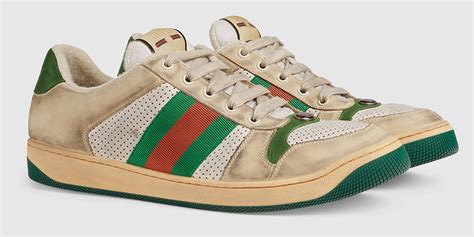 Gucci Launches Distressed Vintage Sneakers That Cost Usd870 A Pair