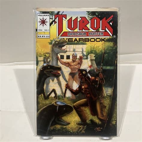 Vintage Valiant Comics Turok Dinosaur Hunter Yearbook 1 1994 Comic