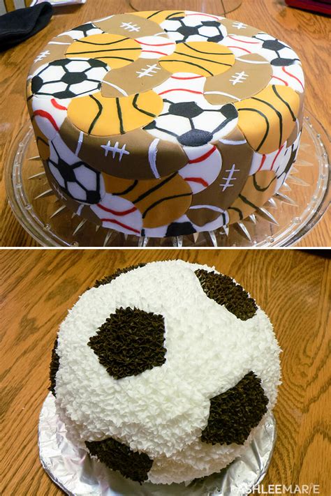 Boys Sports Birthday Cakes Ashlee Marie Real Fun With Real Food