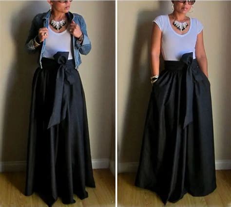 New Fashion Women High Waist Flared Pleated Asymmetric Skirt Maxi Long Skirts Stylish Elegant