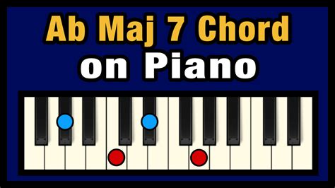 Ab Maj 7 Chord On Piano Free Chart Professional Composers