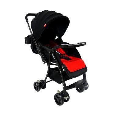 Litetrax stroller roda 3 bergaya sporty yang dipasangkan dengan joie gemm. 5 Rekomendasi Stroller Bayi dengan Harga di Bawah Rp 1 Juta