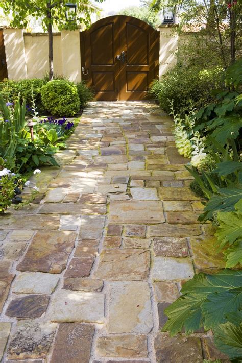Improve Your Curb Appeal With A Charming Stone Walkway Patio De Lajas