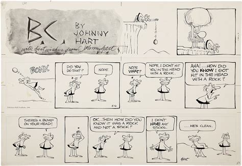 Johnny Hart Bc 1968 Sunday In Jaume Vaquer Mestres Comic Strip