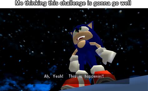 Making A Meme Out Of One Line From Sonic Adventure Each Day Until Sonic