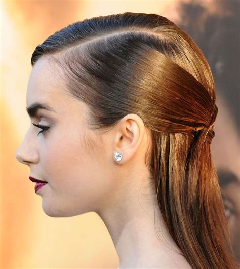 Lily Collins Shut It Down In The Hair And Makeup Department On The
